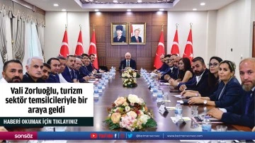 Diyarbakır Valisi Zorluoğlu, turizm sekt&ouml;r temsilcileriyle bir araya geldi