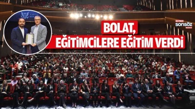 Do&ccedil;. Dr. &Ouml;zg&uuml;r Bolat, eğitimcilere eğitim verdi
