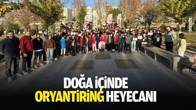 Doğa i&ccedil;inde oryantiring heyecanı