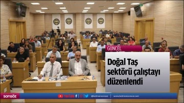 Doğal Taş Sekt&ouml;r&uuml; &ccedil;alıştayı d&uuml;zenlendi