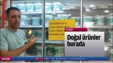 Doğal &uuml;r&uuml;nler burada