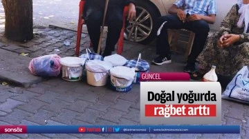 Doğal yoğurda rağbet arttı