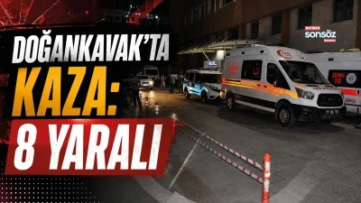 Doğankavak&rsquo;ta kaza: 8 yaralı