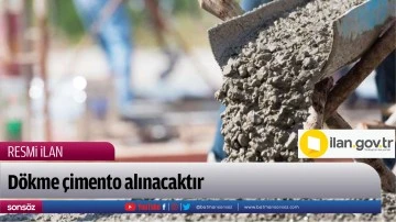 D&ouml;kme &ccedil;imento alınacaktır
