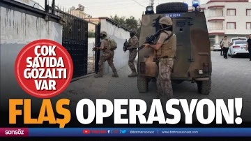 Flaş operasyon; &Ccedil;ok sayıda g&ouml;zaltı var