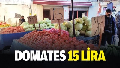 Domates 15 lira