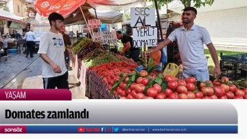 Domates zamlandı