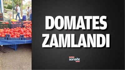 Domates zamlandı