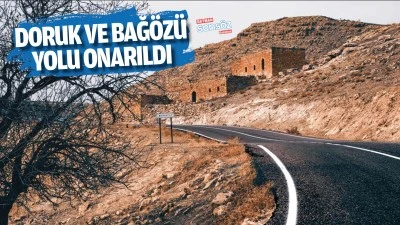 Doruk ve Bağ&ouml;z&uuml; yolu onarıldı