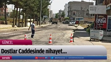 Dostlar Caddesinde nihayet&hellip;