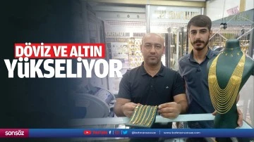 D&ouml;viz ve altın y&uuml;kseliyor