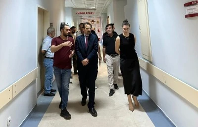 Dr. Sapan hastanede incelemede bulundu