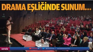 Drama eşliğinde sunum&hellip;
