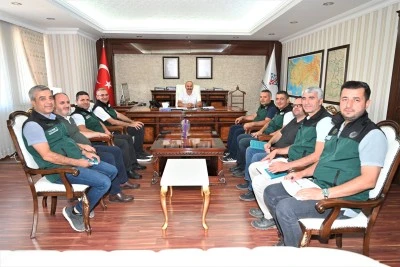 DSİ 10. B&ouml;lge M&uuml;d&uuml;rl&uuml;ğ&uuml;nden Valiye ziyaret