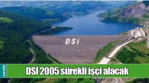 DSİ 2005 S&Uuml;REKLİ İŞ&Ccedil;İ ALACAK