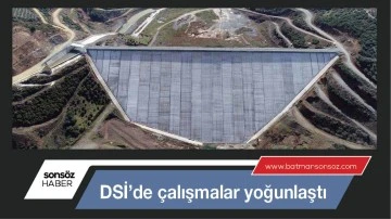 DSİ&rsquo;de &ccedil;alışmalar yoğunlaştı