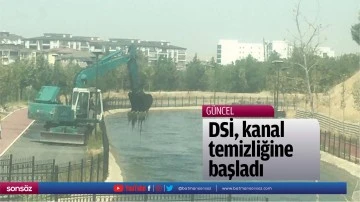DSİ, kanal temizliğine başladı
