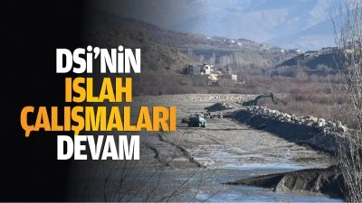 DSİ&rsquo;nin ıslah &ccedil;alışmaları devam&hellip;