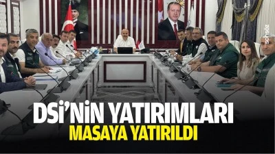 DSİ&rsquo;nin yatırımları masaya yatırıldı