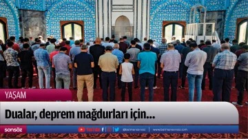 Dualar, deprem mağdurları i&ccedil;in&hellip;