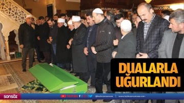 Dualarla uğurlandı