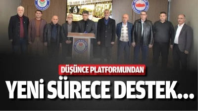 D&uuml;ş&uuml;nce Platformundan yeni s&uuml;rece destek&hellip;