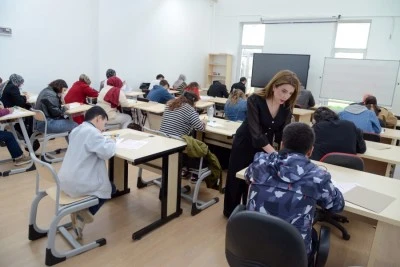 E-KPSS adaylarına hem prova hem moral desteği