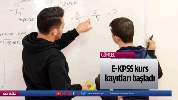 E-KPSS kurs kayıtları başladı