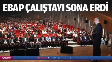 EBAP &ccedil;alıştayı sona erdi