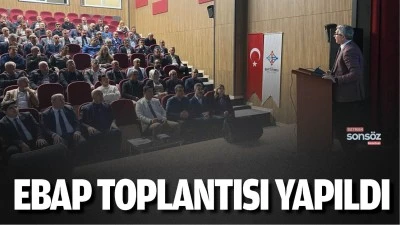 EBAP toplantısı yapıldı