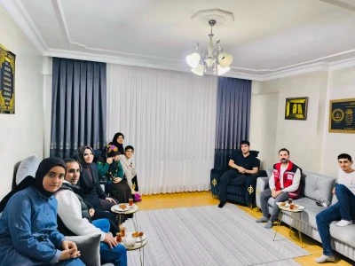 Ebeveyn kaybı yaşamış ailelere ziyaret