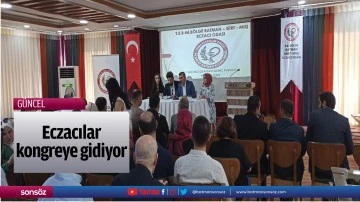 Eczacılar kongreye gidiyor