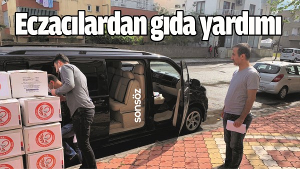 ECZACILARDAN GIDA YARDIMI