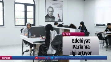 Edebiyat Parkı'na ilgi artıyor