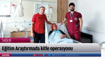 Eğitim Araştırmada kitle operasyonu