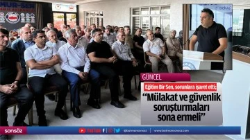 Eğitim Bir Sen, sorunlara işaret etti