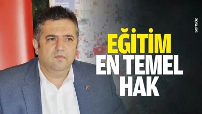 Eğitim, en temel hak&hellip;