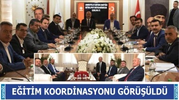 Eğitim Koordinasyonu g&ouml;r&uuml;ş&uuml;ld&uuml;