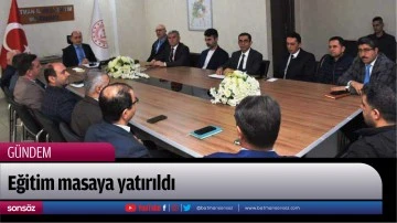 Eğitim masaya yatırıldı