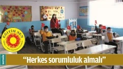 EĞİTİM SEN&rsquo;DEN &lsquo;Y&Uuml;Z Y&Uuml;ZE&rsquo; &Ccedil;AĞRI