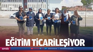Eğitim ticarileşiyor&hellip;