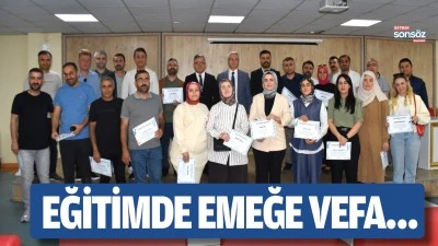 Eğitimde emeğe vefa&hellip;