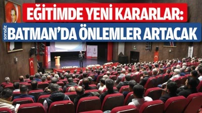 Eğitimde yeni kararlar