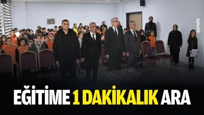 Eğitime 1 dakikalık ara
