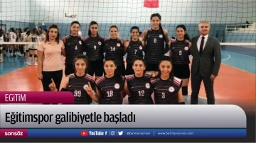 Eğitimspor galibiyetle başladı