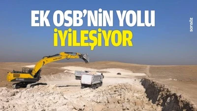 Ek OSB&rsquo;nin yolu iyileşiyor