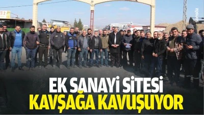 Ek Sanayi Sitesi kavşağa kavuşuyor