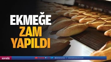 Ekmeğe zam yapıldı