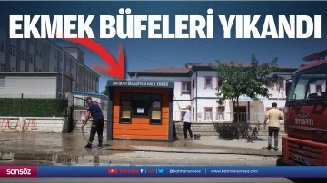 Ekmek b&uuml;feleri yıkandı