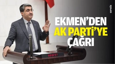 Ekmen&rsquo;den AK Parti&rsquo;ye &ccedil;ağrı